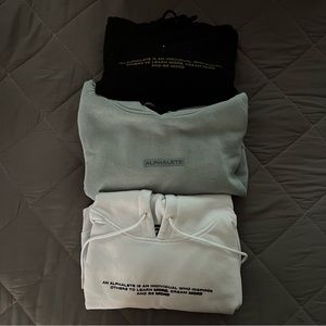 Alphalete cropped hoodie bundle